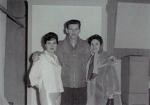 A flashback photo with Patsy Cline and Harlan at Owen Bradley's Quonset Hut Studio on Music Row